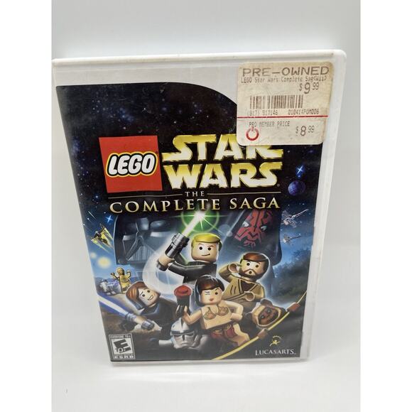 Nintendo Wii Lego Star Wars The Complete Saga - Clean & Tested - Free Ship - Picture 1 of 5